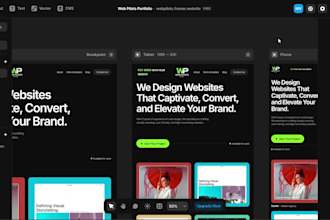 create a professional no code website or portfolio site for small businesses