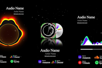 create unique audio visualizer or spectrum