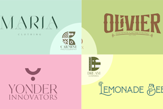 create a unique modern timeless logo design