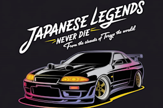 make custom car t shirt design