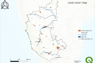 use qgis to create density maps, digitization and 2d animation