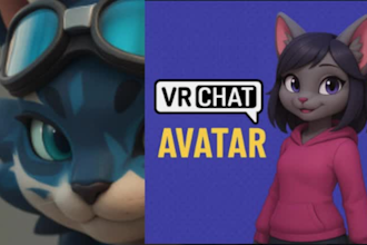 create custom vrchat avatar vrchat world vr game anime humanoid nsfw avatar 3d