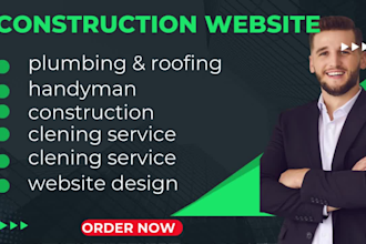 design cleaning handyman construction website lawn care construction website SEO