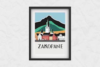 do travel poster for any place or country