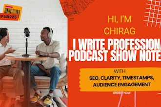 craft engaging podcast show notes to grow your audience