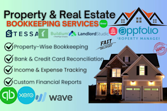 do real estate, property, rental, airbnb and construction bookkeeping