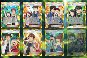 create custom pokemon trainer for tcg pokemon card or fakemon