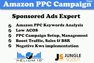 setup manage and optimize amazon ppc campaigns advertising ads