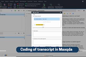 do qualitative research and thematic analysis using nvivo, maxqda