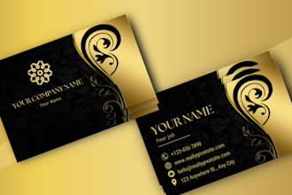 do luxury business card design