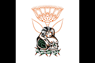 drawing everything you want with traditional tattoo style