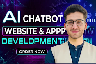 develop ai chatbot developer chatgpt, saas apps, manychat, ai mobile app chatbot
