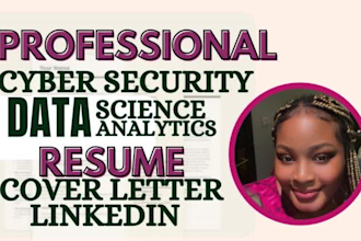 be your professional resume, CV writer for cybersecurity, IT