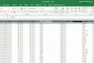 develop risk assessment model for financial organization