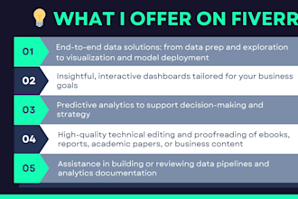 make statistcs analysis python sql power bi tableau IBM spss