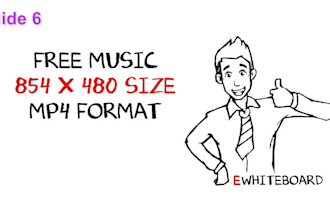 create EWHITEBOARD video using my template