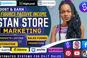 do stan store promotion, beacons ai, digital products marketing, sales funnel