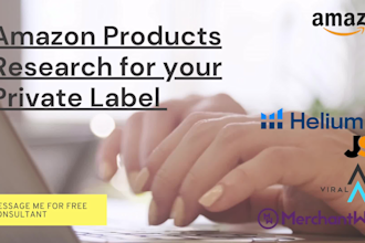do amazon product research for private label