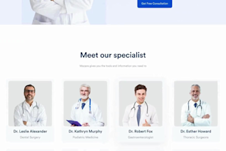 design healthcare website home care website clinic website medical website