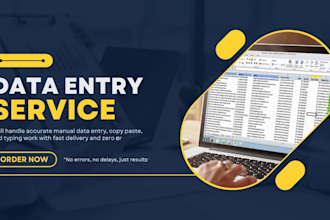do manual data entry, web research, and file conversion