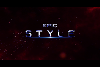 create cinematic trailer, titles, intro animation videos