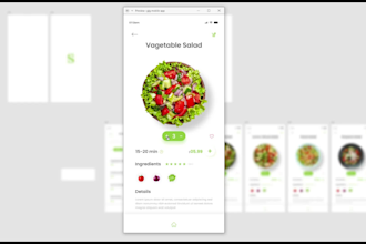 design minimal professional UI UX design for your mobile application