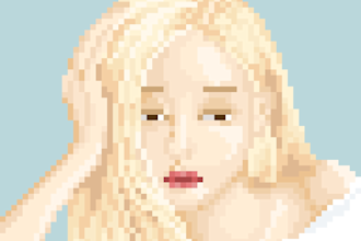 make pixel art portrait for you