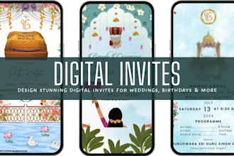 design stunning digital invites for weddings birthdays more