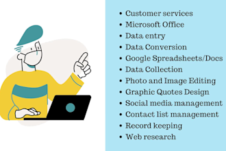 be your office or business virtual assistant VA
