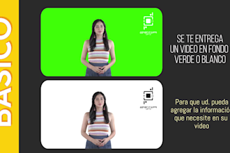 make an amazing spanish spokesperson video for you