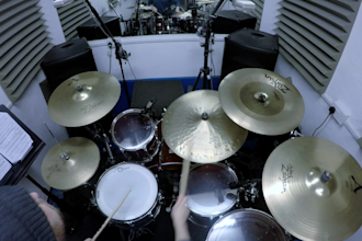 record modern slamming drums using 17 mics