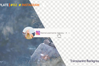create social media lower thirds