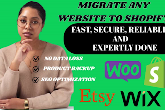 migrate your website like shopify wordpress wix with seamless design integration