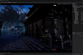do 3d game environment 3d scape level design map location blender unreal engine