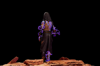 sculpt a 3d character