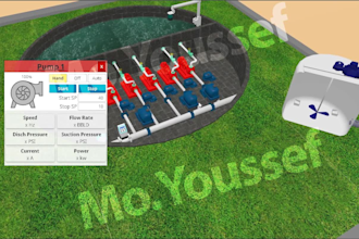 create 3d scada, hmi designs looks alike real