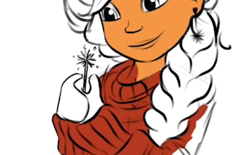 create attractive children book illustrations