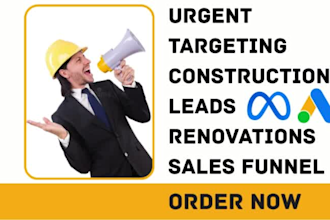 generate urgent targeting construction renovations solar installations leads