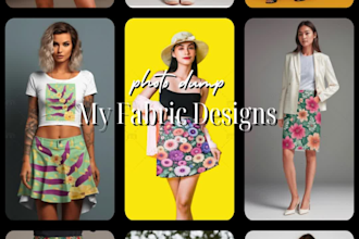 designs for tshirts, skirts jerseys caps  saree and suits