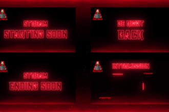 create amazing custom animated stream package