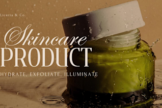 design custom product packaging box label design for brand marketing product