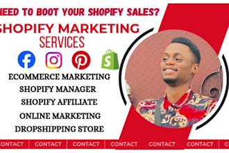 promote shopify store, complete shopify marketing, to boost shopify sales