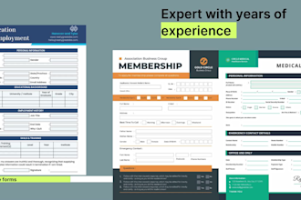 create and design interactive, fillable PDF forms
