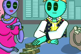 do 2d meme animation,meme video,solana illustraion,meme art,solana meme video