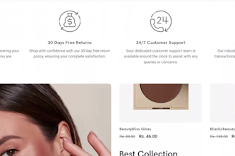 beauty website, spa, beauty salon, skincare, cosmetics website