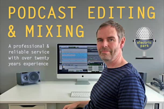 edit and mix your podcast audio in 24hrs