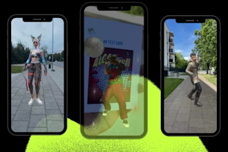 create a character lens for snapchat or tiktok