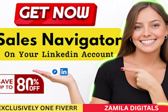 securely activat linkedin sales navigator account for lead generation work
