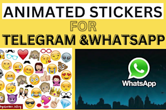 create unique crypto  themed stickers for telegram and whatsapp