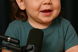 create a viral ai baby video podcast